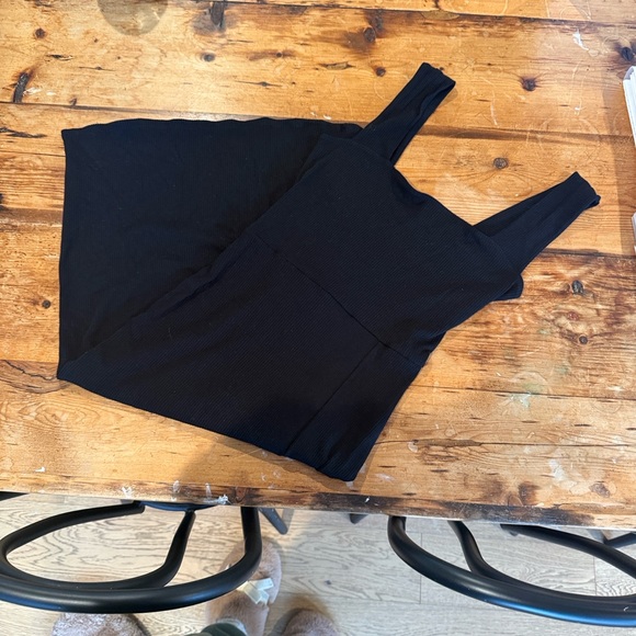 Reformation Black Midi Knit Dress - Picture 4 of 4